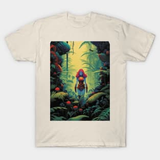 Blue Woman in the Woods T-Shirt